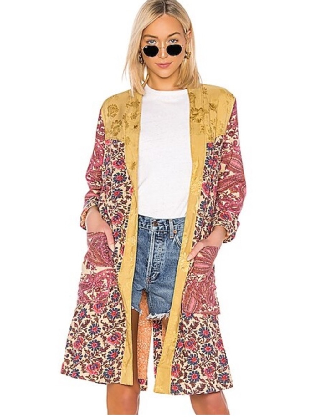Free People Maggie Patched Duster